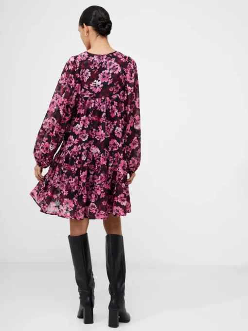 Floral Smock Mini Dress