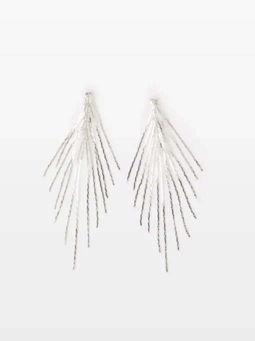 Fringe Stud Earrings