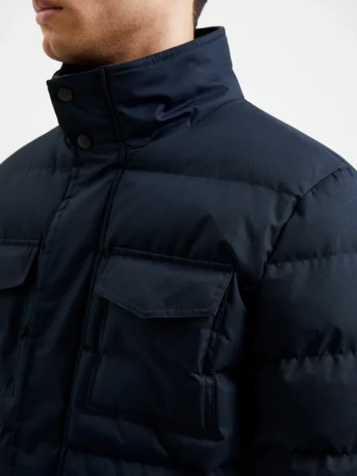 Funnel Neck 2 Pocket Padded Coat