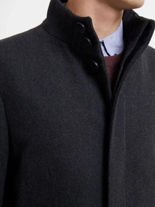 Funnel Neck Coat