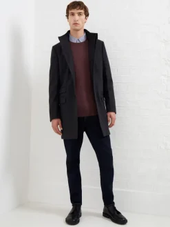 Funnel Neck Coat
