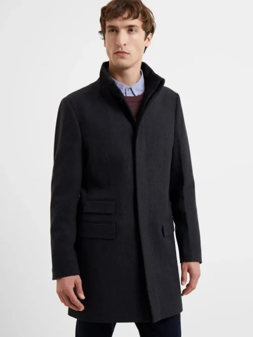 Funnel Neck Coat