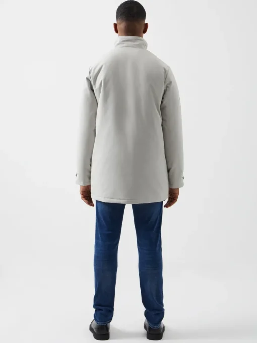 Funnel Neck Mac Coat