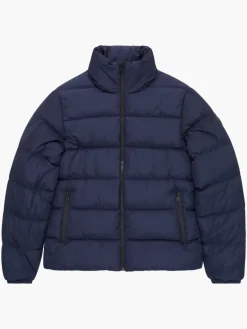 Funnel Neck Row Puffer Jacket