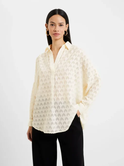 Geo Burn-Out Popover Shirt