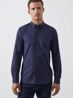 Geo Dot Long Sleeve Shirt