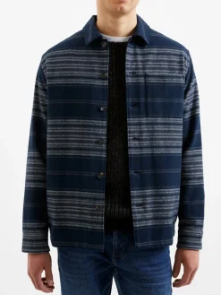 Heavy Twill Stripe Overshirt
