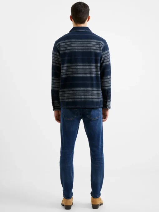 Heavy Twill Stripe Overshirt