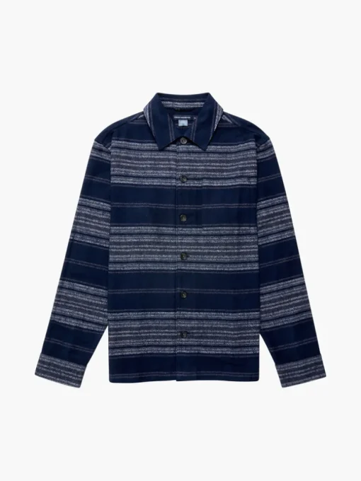 Heavy Twill Stripe Overshirt