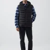 Hooded Puffer Row Gilet