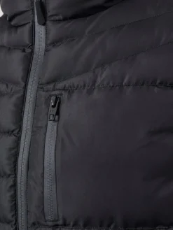 Hooded Puffer Row Gilet