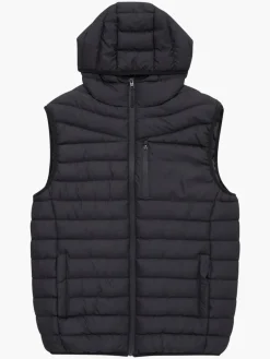 Hooded Puffer Row Gilet