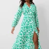 Islanna Crepe Belted Dress