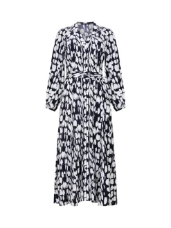 Islanna Crepe Belted Dress