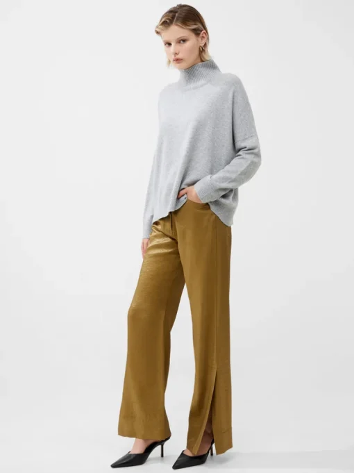 Jeanie Vhari Recycled Roll Neck Jumper