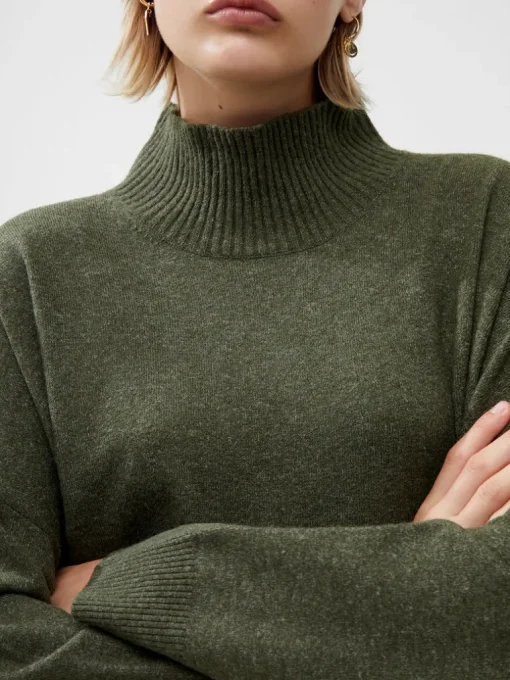 Jeanie Vhari Recycled Roll Neck Jumper