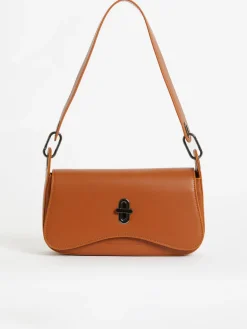 Jeenaa X Flap Baguette Bag