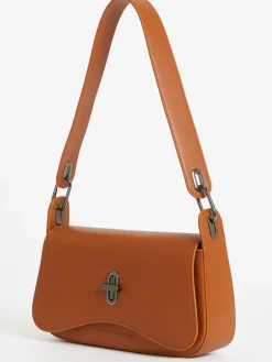 Jeenaa X Flap Baguette Bag