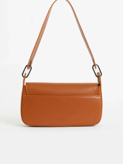 Jeenaa X Flap Baguette Bag