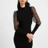 Krista Organza Long Sleeve Dress