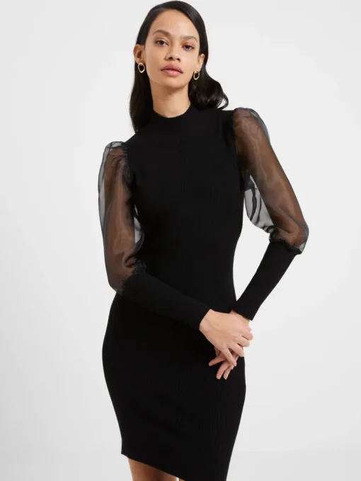 Krista Organza Long Sleeve Dress