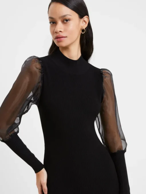 Krista Organza Long Sleeve Dress