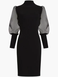 Krista Organza Long Sleeve Dress