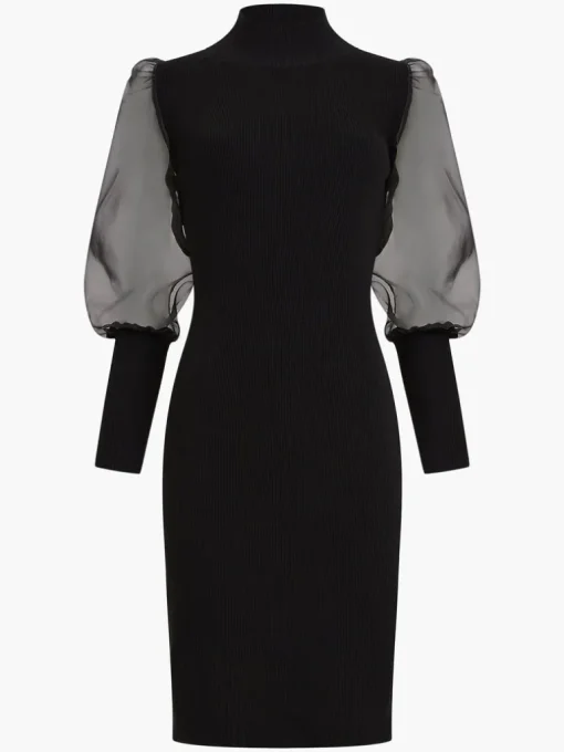 Krista Organza Long Sleeve Dress
