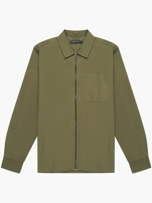 Lightweight Zip Through Overshirt