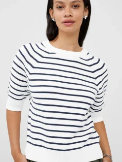 Lily Mozart Stripe Short Sleeve Jumper