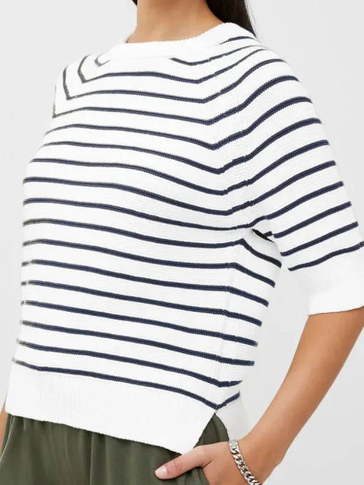 Lily Mozart Stripe Short Sleeve Jumper