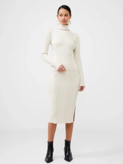 Mari Knit Pencil Midi Skirt
