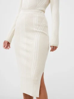 Mari Knit Pencil Midi Skirt