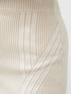 Mari Knit Pencil Midi Skirt