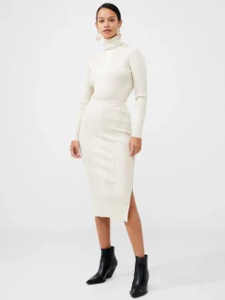 Mari Knit Pencil Midi Skirt