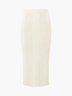 Mari Knit Pencil Midi Skirt
