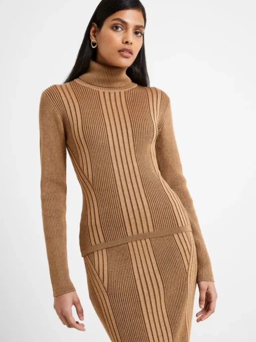 Mari Knit Roll Neck Jumper