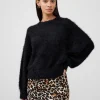 Meena Fluffy Boat Neck Jumper