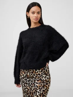 Meena Fluffy Boat Neck Jumper