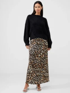 Meena Fluffy Boat Neck Jumper
