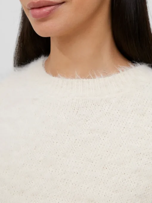 Meena Fluffy Boat Neck Jumper