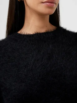 Meena Fluffy Boat Neck Jumper