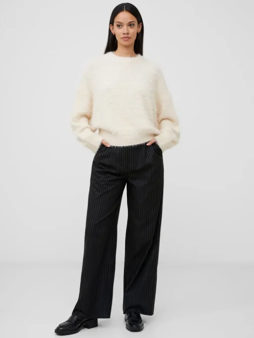 Meena Fluffy Boat Neck Jumper