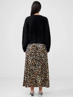 Meena Fluffy Boat Neck Jumper