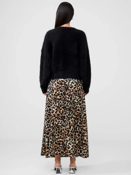 Meena Fluffy Boat Neck Jumper