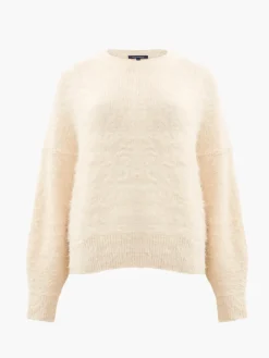 Meena Fluffy Boat Neck Jumper
