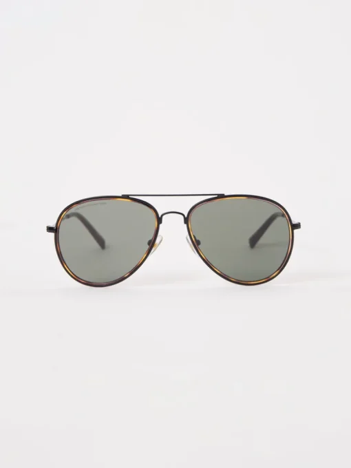 Metal D-Frame Rim Detailed Sunglasses
