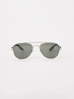 Metal D-Frame Sunglasses