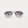 Metal D-Frame Sunglasses