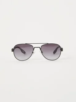 Metal D-Frame Sunglasses